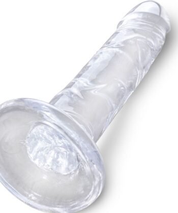 Alternative view of KING COCK - CLEAR PÊNIS REALÍSTICO 15.5 CM TRANSPARENTE