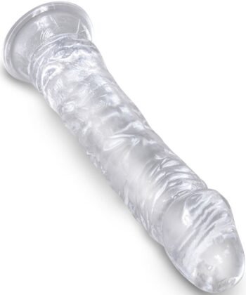 Alternative view of KING COCK - PÊNIS REALISTA CLARO 19.7 CM TRANSPARENTE
