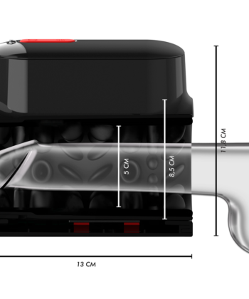 Visão alternativa de JAMYJOB - VORTEX THRUSTING E 360 ROTATE TECH TURBO MODE MASTURBATOR