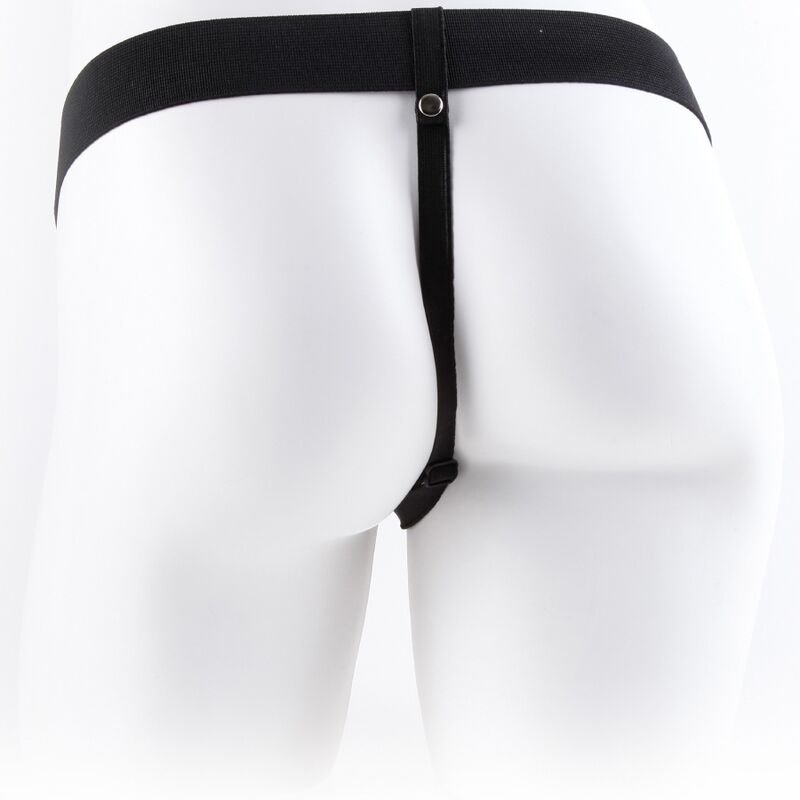 FETISH FANTASY SERIES - ARNÊS AJUSTVEL COM CONTROLE REMOTO PÊNIS REALISTA COM TESTÍCULOS 17,8 CM - Imagem 4