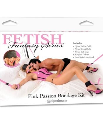 Visão alternativa de FETISH FANTASY SERIES - KIT BONDAGE ROSA