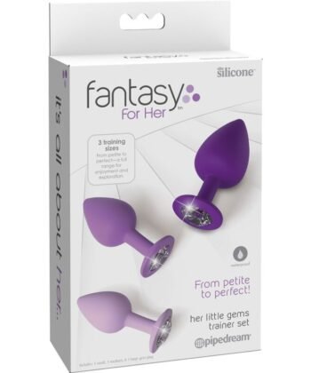 FANTASY FOR HER - CONJUNTO DE PLUG ANAL VIOLETA - Imagem 4