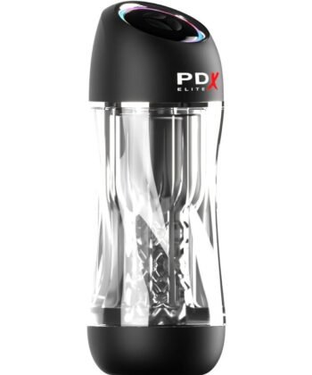 PDX ELITE - VIBRADOR STROKER VIEWTUBE PRO TRANSPARENTE - Imagem 3