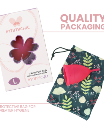 Visão alternativa de INTIMICHIC - COPO MENSTRUAL GRAU MÉDICO SILICONE - TAMANHO L