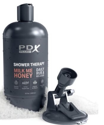 PDX PLUS - STROKER MASTURBADOR DISCRETO DESIGN DE GARRAFA MILK ME HONEY CANDY SHAMPOO - Imagem 4