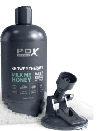 PDX PLUS - STROKER MASTURBATOR DESIGN DISCRETO DO GARRAFA DE SHAMPOO MILK ME HONEY - Image 4