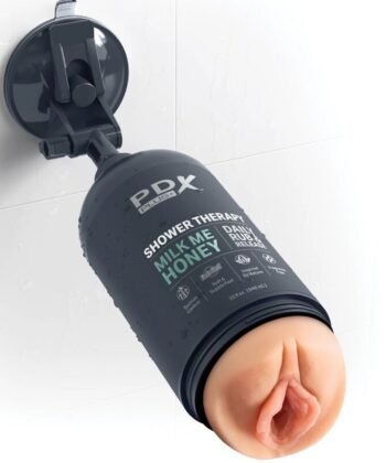 PDX PLUS - STROKER MASTURBATOR DESIGN DISCRETO DO GARRAFA DE SHAMPOO MILK ME HONEY - Image 3