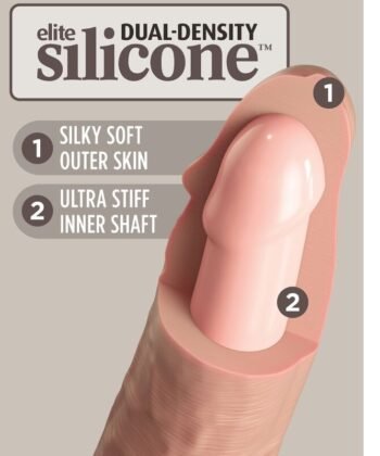 KING COCK - ELITE DILDO DE SILICONE REALISTA 15.2 CM - Imagem 5