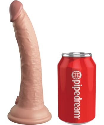 KING COCK - ELITE DILDO SILICONE REALISTA 17.8 CM