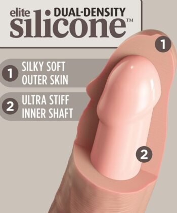 KING COCK - ELITE DILDO SILICONE REALISTA 17.8 CM - Image 4