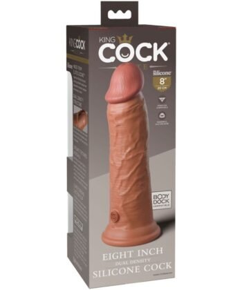 Visão alternativa de KING COCK - ELITE DILDO DE SILICONE REALISTA 20.3 CM CARAMELO