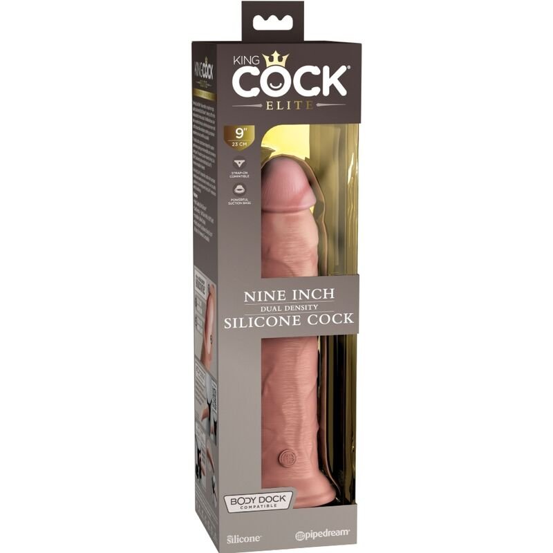 KING COCK - ELITE DILDO SILICONE REALISTA 23 CM - Image 4