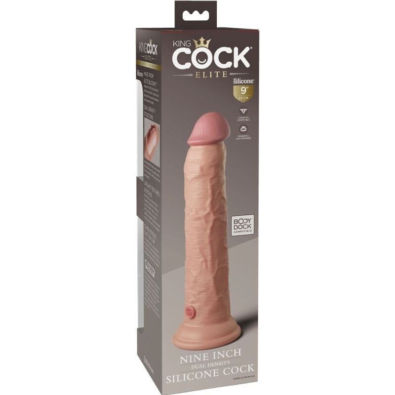 KING COCK - ELITE DILDO SILICONE REALISTA 23 CM - Image 5