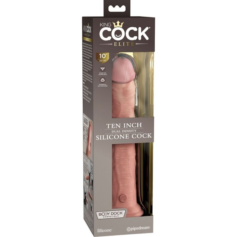KING COCK - ELITE DILDO SILICONE REALISTA 25.4 CM - Image 3