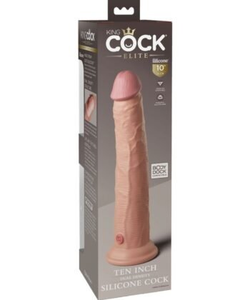 Visão alternativa de KING COCK - ELITE DILDO SILICONE REALISTA 25.4 CM