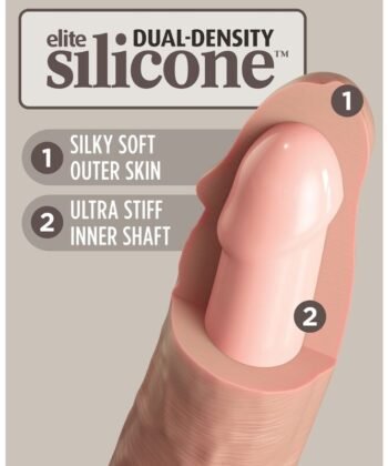 KING COCK - ELITE DILDO SILICONE REALISTA 28 CM - Image 3