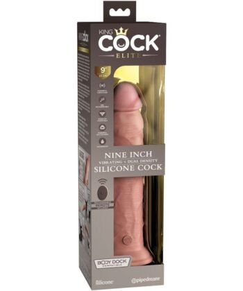 Alternative view of KING COCK - ELITE VIBRADOR DILDO REALÍSTICO E CONTROLE REMOTO DE SILICONE 23 CM