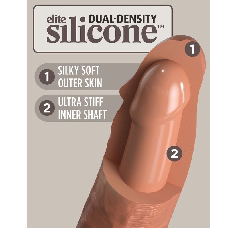 KING COCK - ELITE ARNÊS AJUSTVEL CONFORTVEL COM DILDO 17.8 CM - Image 2