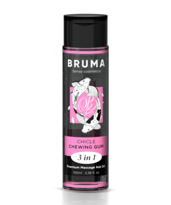 Visão alternativa de BRUMA - ÓLEO DE MASSAGEM PREMIUM EFEITO CALOR SABOR GOMA 3 EM 1 - 100 ML