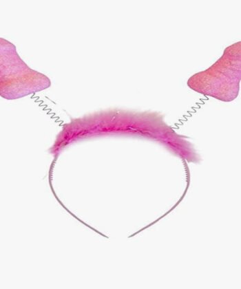 DIABLO PICANTE - 6 UNIDADES ANTENAS PITO ROSA GLITTER