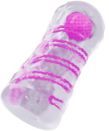 PRETTY LOVE - MASTURBADOR MASCULINO FANTASY COM ESPIRAL INTERNA E BOLAS TRANSPARENTES