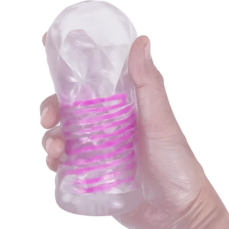 PRETTY LOVE - MASTURBADOR MASCULINO FANTASY COM ESPIRAL INTERNA E BOLAS TRANSPARENTES - Image 4