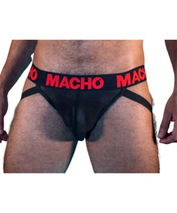 MACHO - MX26X2 JOCK PRETO/VERMELHO