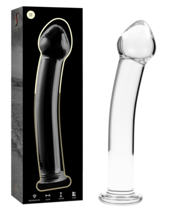 Alternative view of NEBULA SERIES BY IBIZA - MODELO 11 DILDO VIDRO BOROSILICADO 16 X 3 CM ROSA