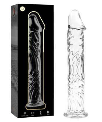 Visão alternativa de NEBULA SERIES BY IBIZA - MODELO 12 DILDO VIDRO BOROSILICADO 17 X 3,5 CM ROSA