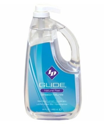 ID GLIDE - LUBRIFICANTE À BASE DE ÁGUA + SENSAÇÃO NATURAL HIPOALERGÉNICA 1900 ML