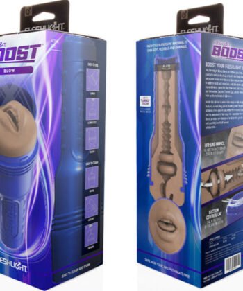 FLESHLIGHT BOOST - BLOW MD FLESH MOUTH MASTURBADOR RP - Imagem 4