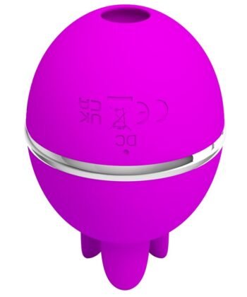 Visão alternativa de PRETTY LOVE - VIBRADOR DE SILICONE REDONDO ROXO BOLA GEMINI