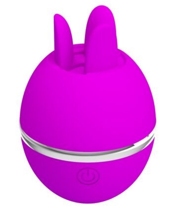 PRETTY LOVE - VIBRADOR DE SILICONE REDONDO ROXO BOLA GEMINI
