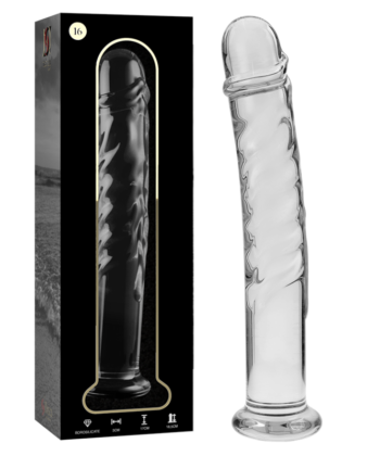 Alternative view of NEBULA SERIES BY IBIZA - MODELO 16 DILDO VIDRO BOROSILICADO 18,5 X 3 CM ROSA