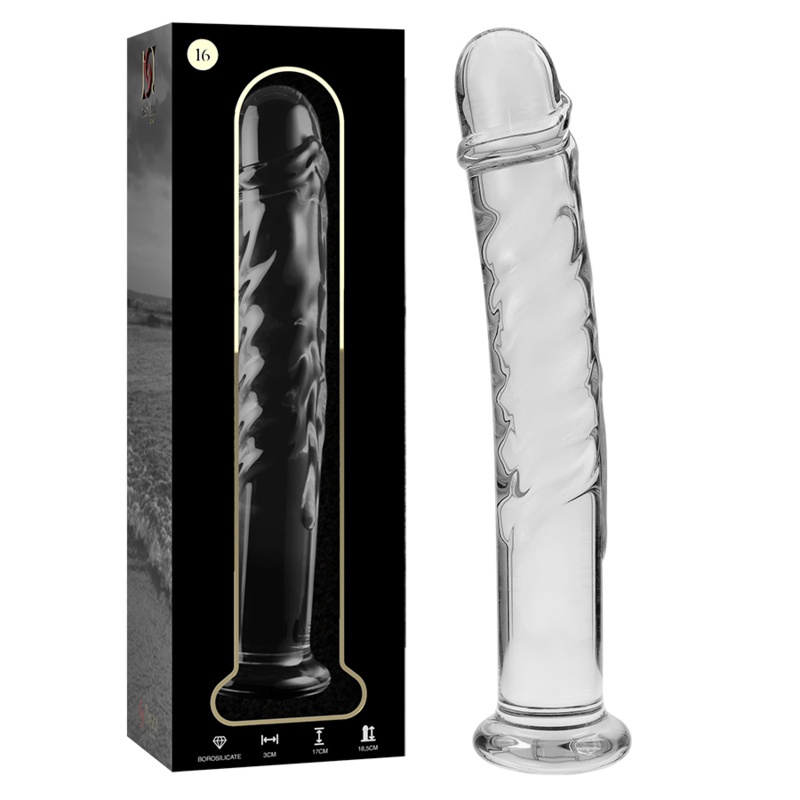 NEBULA SERIES BY IBIZA - MODELO 16 DILDO VIDRO BOROSILICADO 18,5 X 3 CM ROSA - Image 2