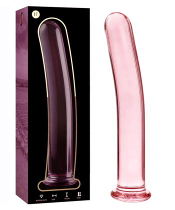 Alternative view of NEBULA SERIES BY IBIZA - MODELO 17 DILDO VIDRO BOROSILICADO 18,5 X 3 CM ROSA
