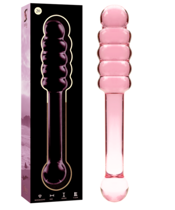 Alternative view of NEBULA SERIES BY IBIZA - MODELO 20 DILDO VIDRO BOROSILICADO 20,5 X 3 CM ROSA