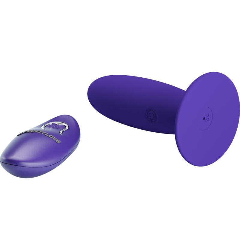 PRETTY LOVE - JUVENTUDE PLUG VIBRADOR ANAL CONTROLE REMOTO VIOLETA - Imagem 4
