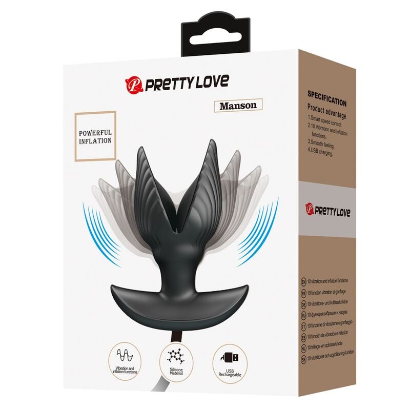 PRETTY LOVE - PLUG ANAL INFLVEL E RECARREGVEL - Image 4