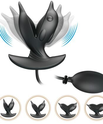 Visão alternativa de PRETTY LOVE - PLUG ANAL DELFIN INFLVEL E RECARREGVEL