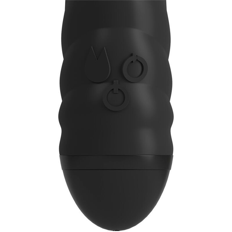 ADRIEN LASTIC - VIBRADOR TWISTER E ROTADOR MASSAGER COELHO PRETO - Image 4