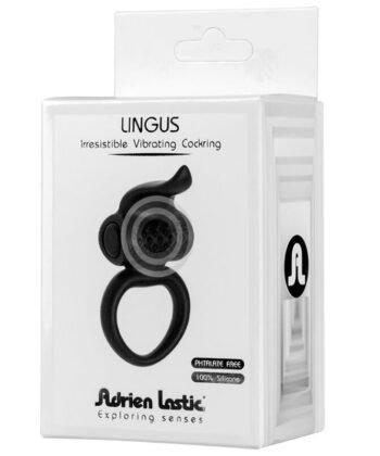 ADRIEN LASTIC - ANEL VIBRADOR LINGUS PRETO - Image 3