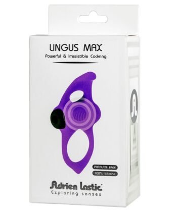 Alternative view of ADRIEN LASTIC - ANEL VIBRADOR LINGUS MAX VIOLETA