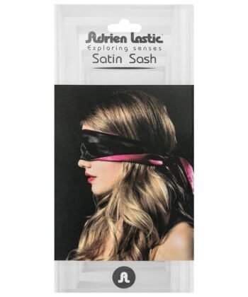 Visão alternativa de ADRIEN LASTIC - BANDAGEM REVERSÍVEL ROSA/PRETA CETIM