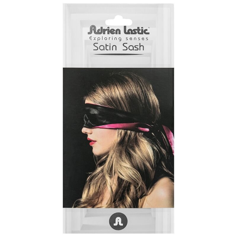 ADRIEN LASTIC - BANDAGEM REVERSÍVEL ROSA/PRETA CETIM - Imagem 2