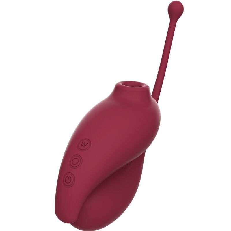 ADRIEN LASTIC - SUCKER DE CLITÓRIS DE INSPIRAÇÃO + OVO VIBRATÓRIO VERMELHO - APLICATIVO GRATUITO - Image 3