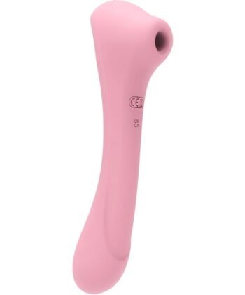 FEMINTIMATE - MASSAGEADOR DAISY SUCÇÃO E VIBRADOR ROSA