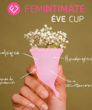 Visão alternativa de FEMINTIMATE - EVE NOVO COPO MENSTRUAL DE SILICONE - TAMANHO M
