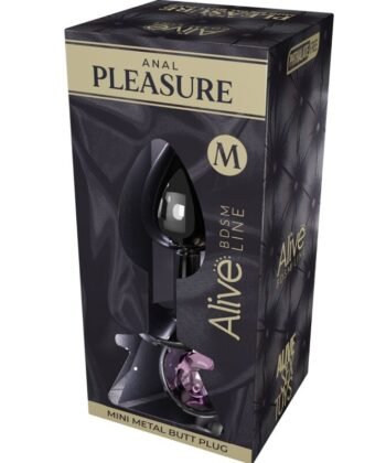 Alternative view of ALIVE - MINI PLUG PRAZER ANAL METAL ROSA TAMANHO M