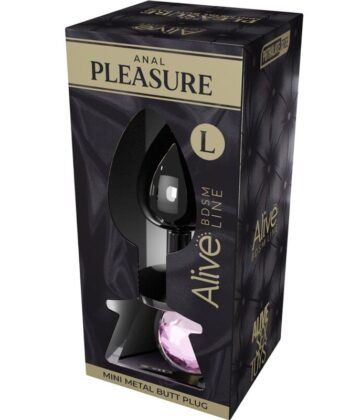 Alternative view of ALIVE - MINI PLUG PRAZER ANAL METAL ROSA TAMANHO L